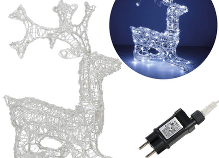 Rendier | 130 LED Lampjes | Koel Wit