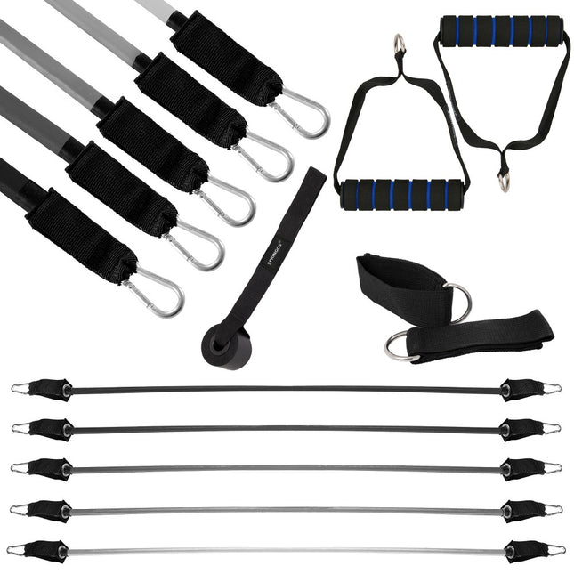 Resistance Band Set | Weerstandselastieken | Weerstandstube Set | Resistance banden | Zwart