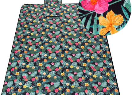 Picknickkleed | Picknickdeken | Buitenkleed | Picknick | 200 x 150 cm | Bloemen/ Bladeren