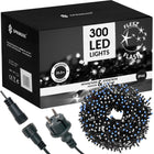 Kerstverlichting | 18 m | 300 LED | Koel Wit +  Flitsblauw