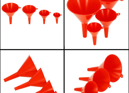 Trechter | 4 Stuks | Rood