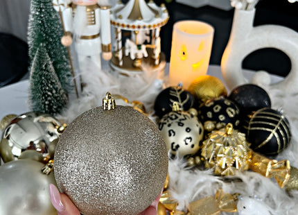 Kerstballen | 10 CM | 6 Stuks | Goud