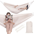 Hangmat | Extra Stevig | Inclusief Opbergtas | Crème | 200 x 150 cm
