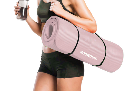 Yoga Mat | Extra Dik (15 mm) | Roze
