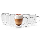 Glas Voor Koffie & Thee - Thermische Glazen -  Set Van 2 - Met Oor - Koffieglas - Thee glas - Warme en Koude dranken -350 ML