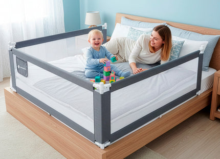 Bedhek - Kinderbedhekje - Beschermingshek - Valbescherming - Opvouwbaar -  200 CM