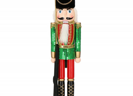 Notenkraker Kerst | 51 cm | Groen/Rood/Zwart