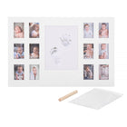 Fotolijst | Baby | Klei | Geschenkdoos | Fotolijst met Handafdruk | Fotolijst met Voetafdruk | Wit