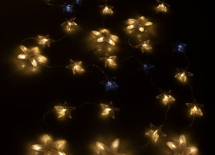 Kerstverlichting Sterrengordijn | 136 LEDs | Warm Wit