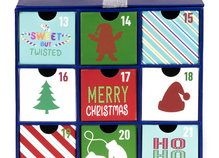 Adventskalender | 24 Delig | Papier | Cadeau Box