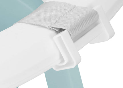 Opvouwbaar Baby Bad - Opvouwbaar - Draagbaar - Met Stop - Thermometer - Kussen - Tot 12 Maanden - 35 L - Blauw - Wit - 82 x 52 x 22 cm