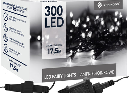 Kerstverlichting | 15 m | 300 LED | Koel Wit
