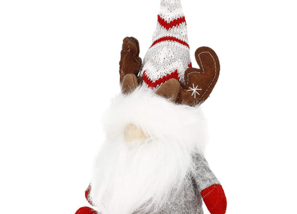 Kerstkabouter - Kerstrendier - Kerstversiering - Stof - 27 cm