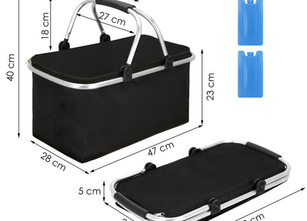 Geïsoleerde Koeltas - Lunchtas - 30 Liter - Zwart