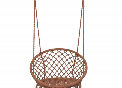 Hangstoel | Binnen & Buiten | Belastbaar tot 150 kg | 120 x 79 cm | Bruin
