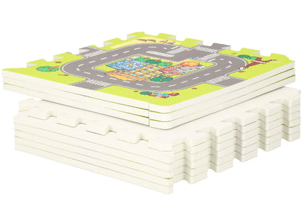 Speelmat | Speelmat Foam | Puzzelmat | Verkeersmat | 9 Puzzelstukken