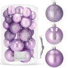 Kerstballen | 30 Stuks | 6 cm | Paars