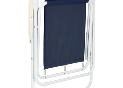 Campingstoel | Kampeerstoel | Vouwstoel | Visstoel | Inklapbaar | Marineblauw