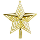 Kerstboom Piek | Ster | 23 cm | Goud