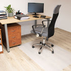 Bureaustoelmat | Bureaustoel Vloerbescherming | Vloerbescherming | Bureauaccessoires | Antislip | Melkwit | 180 x 140 cm | 0.5 mm