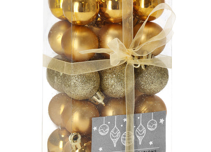 Kerstballen | 30 Stuks | 3 cm | Goud