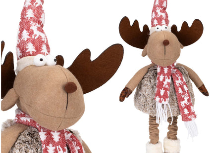 Kerst Rendier | 1 Stuk | Verstelbaar In Hoogte | 54 -70 cm