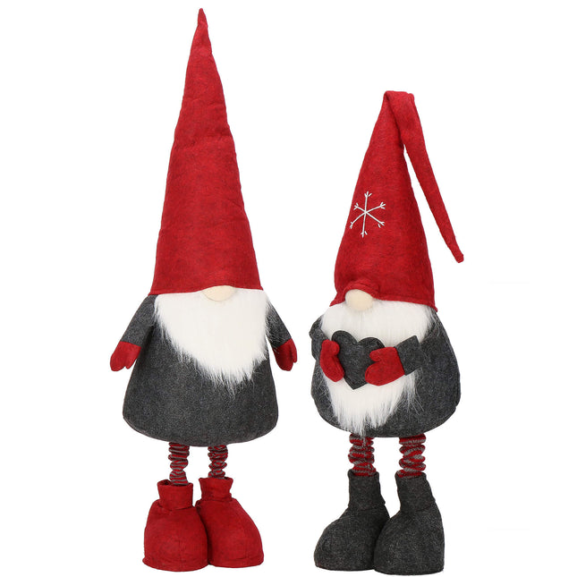 Kerstkabouter | Gnome | Gnoom | 1 Stuk | Verstelbaar In Hoogte | 60-80 cm