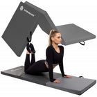 Fitnessmat | 3 Delig | 180 x 60 x 5.5 cm | Grijs Tinten