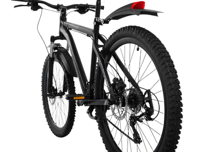 Spatbordenset Voor Mountainbike  - Spatborden Fiets  - Voorwiel - Achterwiel - 2-delige Set - Kunststof - Metaal - Zwart