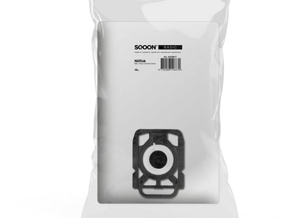 SQOON® Stofzuigerzakken  Geschikt voor Nilfisk Elite / King / Extreme Series - 10 Stuks