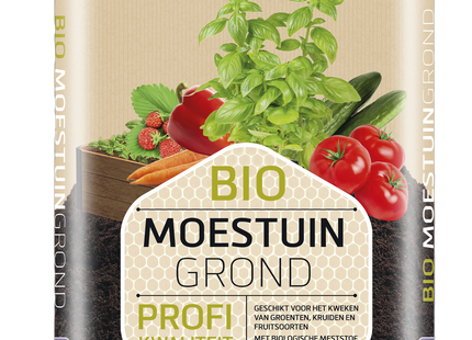 Moestuingrond  |  Moestuinaarde | Universeel | Buiten | Biologische Moestuingrond | Bioflor | 40 L