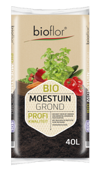 Moestuingrond  |  Moestuinaarde | Universeel | Buiten | Biologische Moestuingrond | Bioflor | 40 L