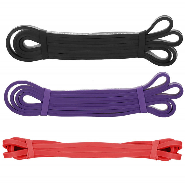 Resistance Band Set | Weerstandselastieken | Weerstandstube Set | Resistance banden | Rood/Paars/Zwart