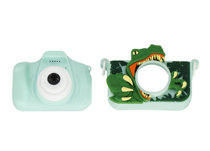 Digitale Camera - Kindercamera - Kindvriendelijk - Dinosaurus - Groen - 40MPX