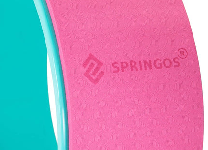 Yoga Wiel | Sport Wiel | Yoga Accessoires | 33 cm | Roze/Mint