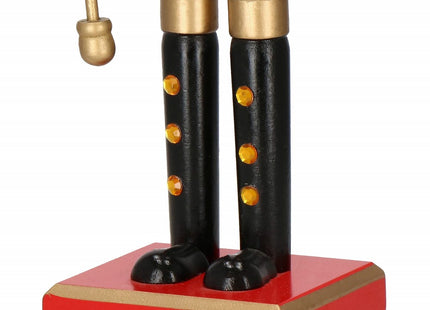 Notenkraker Kerst | 61 cm | Groen/Rood/Goud/Zwart