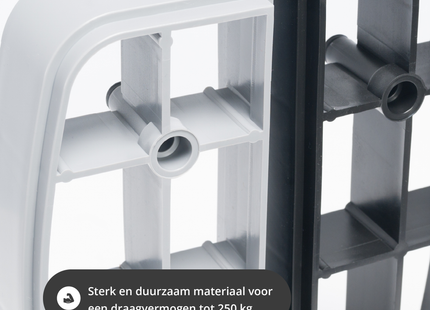 Aerobic Step - Fitness Step - Verstelbaar - Antislip - Grijs-zwart