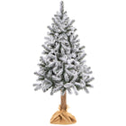 Kunstkerstboom | Snowy Pine Op Stam | 180 cm | Zonder Verlichting
