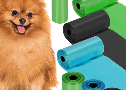 Poepzakjes - Voor Honden - Sterk - Kleurrijk - 3 Rollen - 18 Zakjes - 54 Stuks