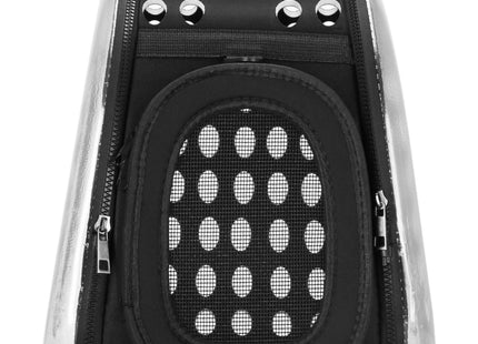 Reismand - Transporttas - Draagbaar - Reistas - Zwart/Transparant - 42 x 26 x 32 cm
