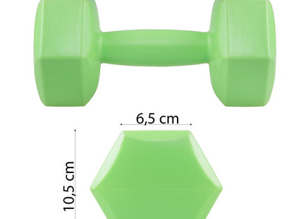 Dumbbell Set - 1,5 KG - Groen - Oefengewichten