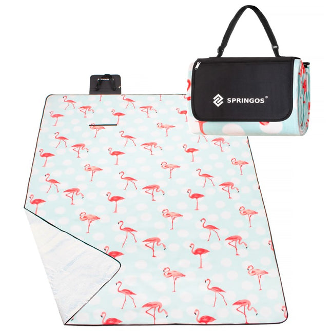 Picknickkleed | Picknickdeken | Buitenkleed | Picknick | 240 x 200 cm | Flamingo