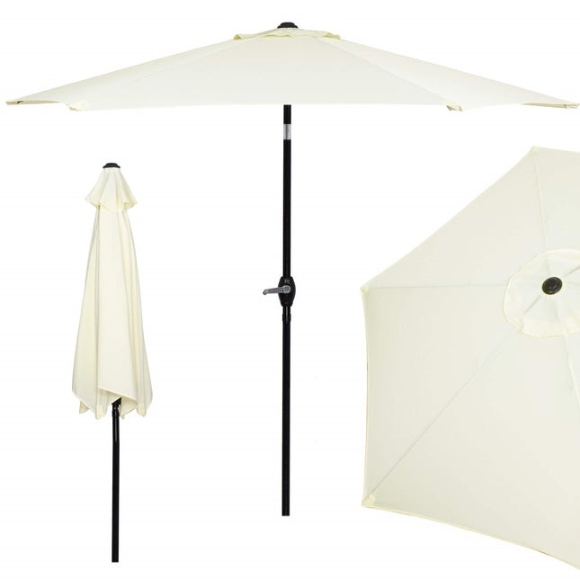 Parasol | Parasols | Kantelbaar | Met Ventilatie | Lichtgeel | 250 cm