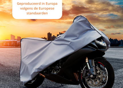 CarPassion Protector Motorhoes - Beschermhoes - Waterdicht &amp; Vorstbestendig - Maat L - Grijs - 248 x 127 cm