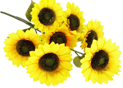 Kunstbloem - Kunstplanten - Kunstzonnebloemen - Inclusief Pot - 2 Stuks - Decoratief