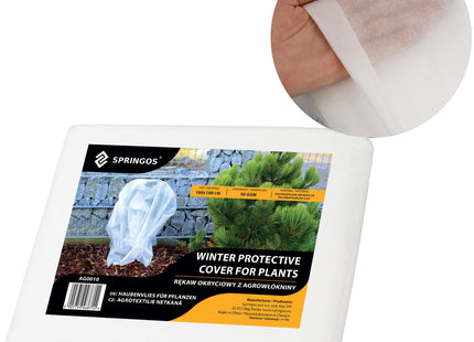Vliesdoek - Plantenhoes -Plantenbescherming - 50g/M2 - 10x16 M - Wit