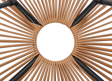 Tuinstoel - Draad - Rotan - Beige - 87 x 70  x 73 CM
