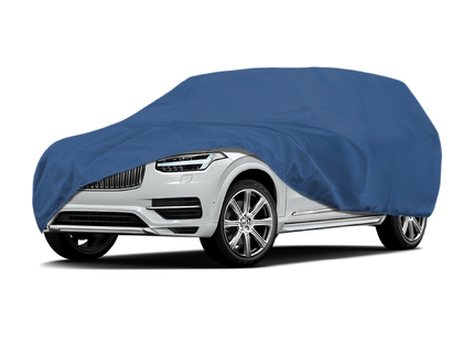 CarPassion Premium Autohoes - Beschermhoes - Waterdicht & Vorstbestendig - SUV/VAN - Maat L -  Blauw - 410 x 460 cm