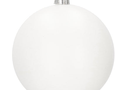 Kerstballen | 30 Stuks | 8 cm | Wit