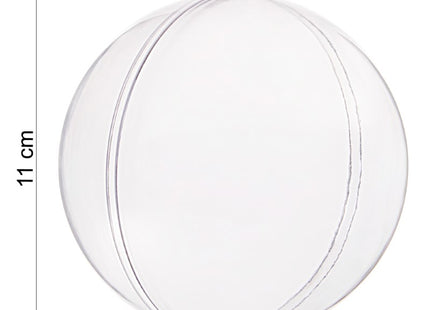 Hobby/DIY Kerstbal | 1 Stuk | 11 cm | Transparant
